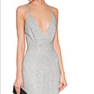 NWOT Jenny Packham Couture Silk Beaded Formal Gown